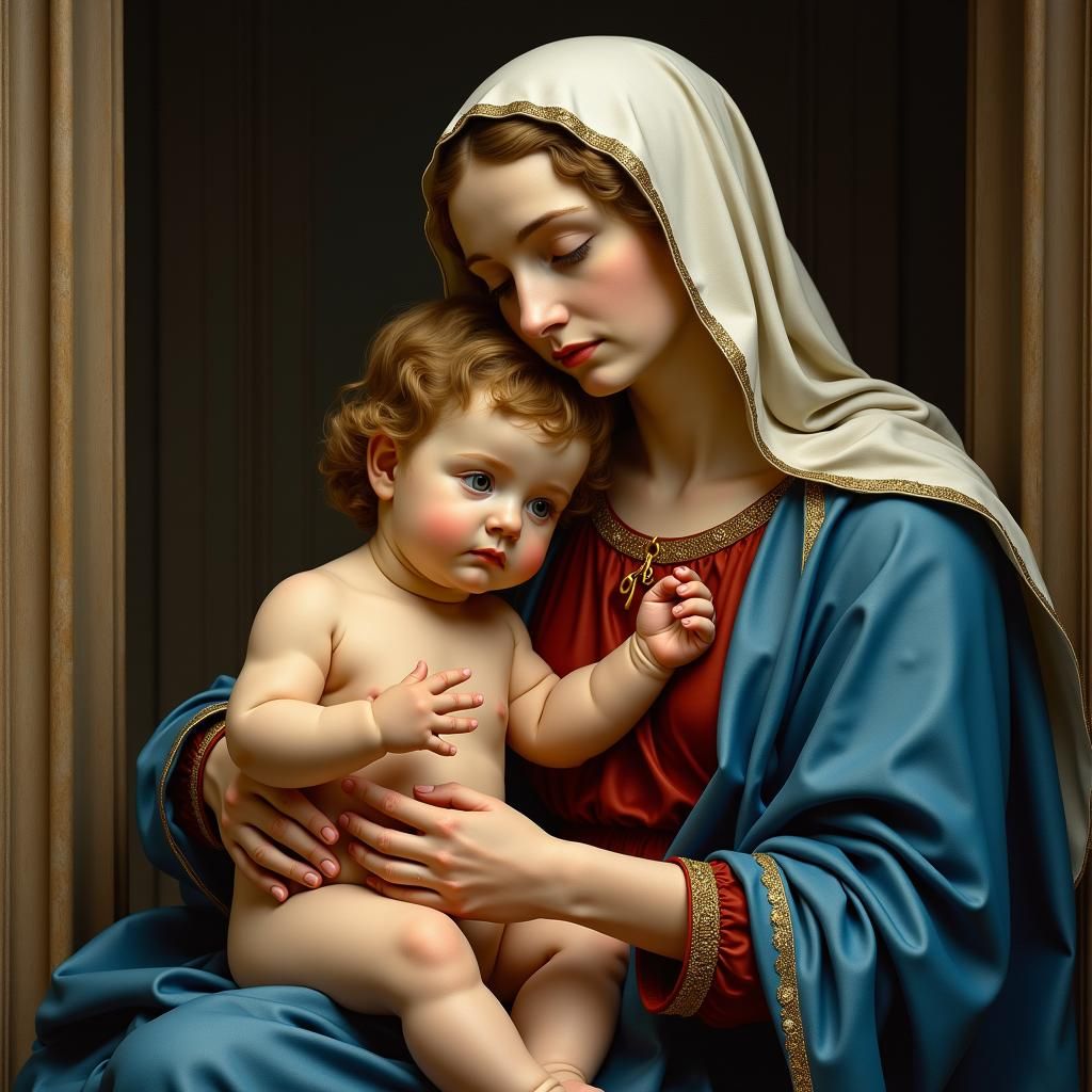Madonna and Child in Renaissance Style