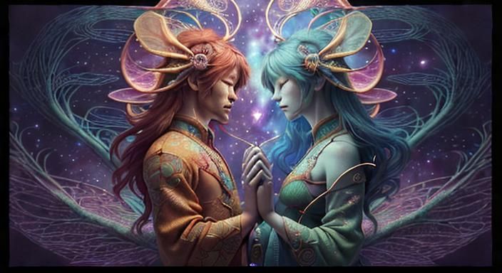 Fairytale Trees: Detailed Carvings in Rich Colors