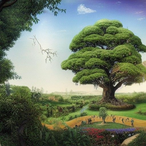 Garden of Eden with Tree of Life