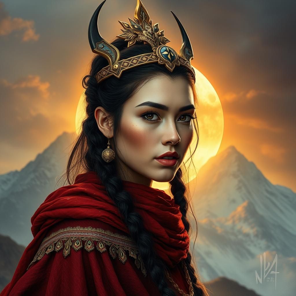 Utuk'ku Norn Queen Portrait at Golden Hour