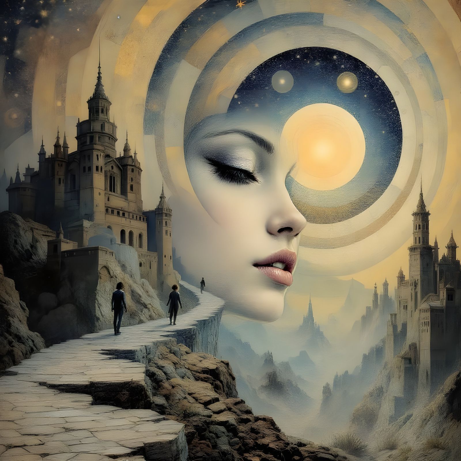 In the spiritual realms...