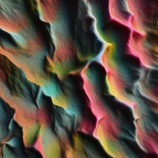 Macro Geological Layers as Abstract Art