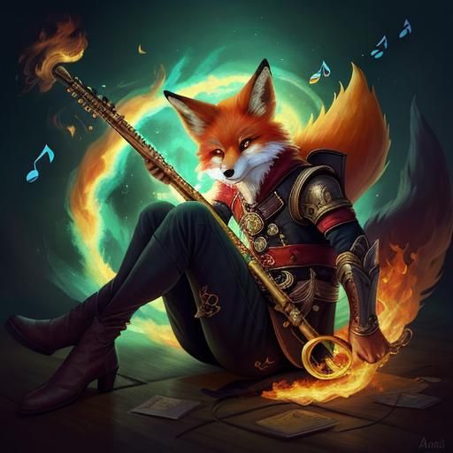 Legendary Fire Fox Bard