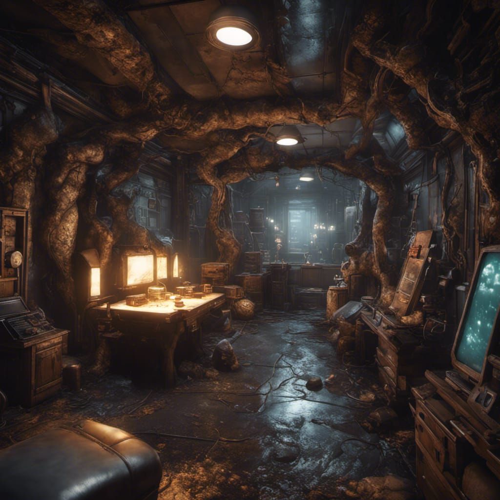 Backrooms Slimy Level: 3D Game Cinematic Render