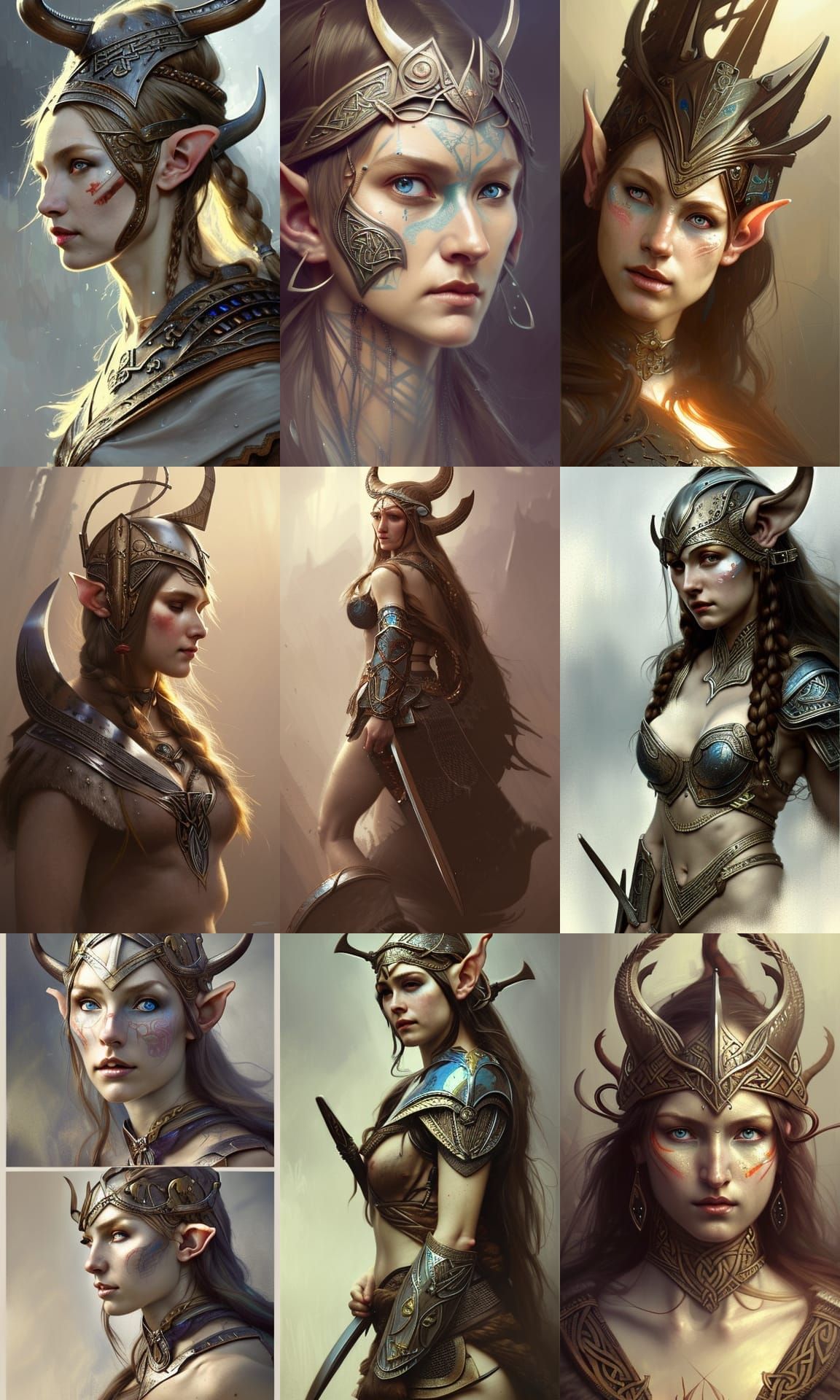 Elara the Legendary Elven Viking