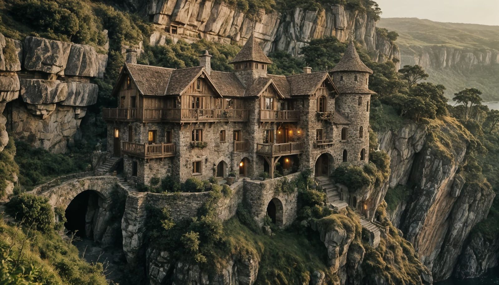 Cliffside Fairytale Villa