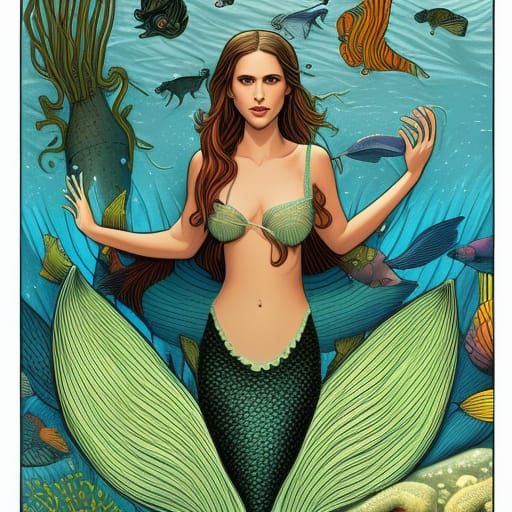Mermaid Field Guide: Illustrated Comic Book Art