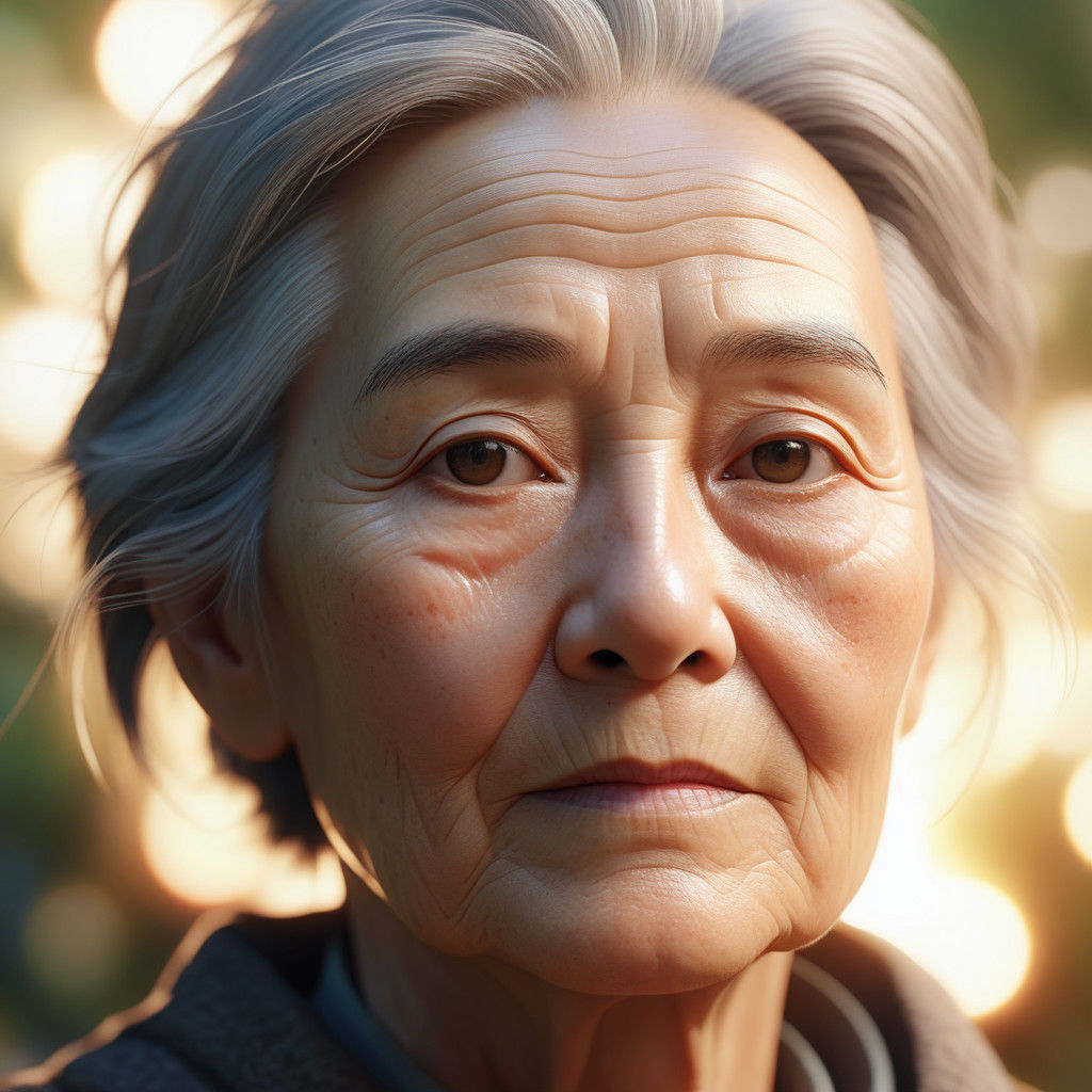 Wisdom in Gentle Lines: A Cinematic Portrait of an Elder Wom...