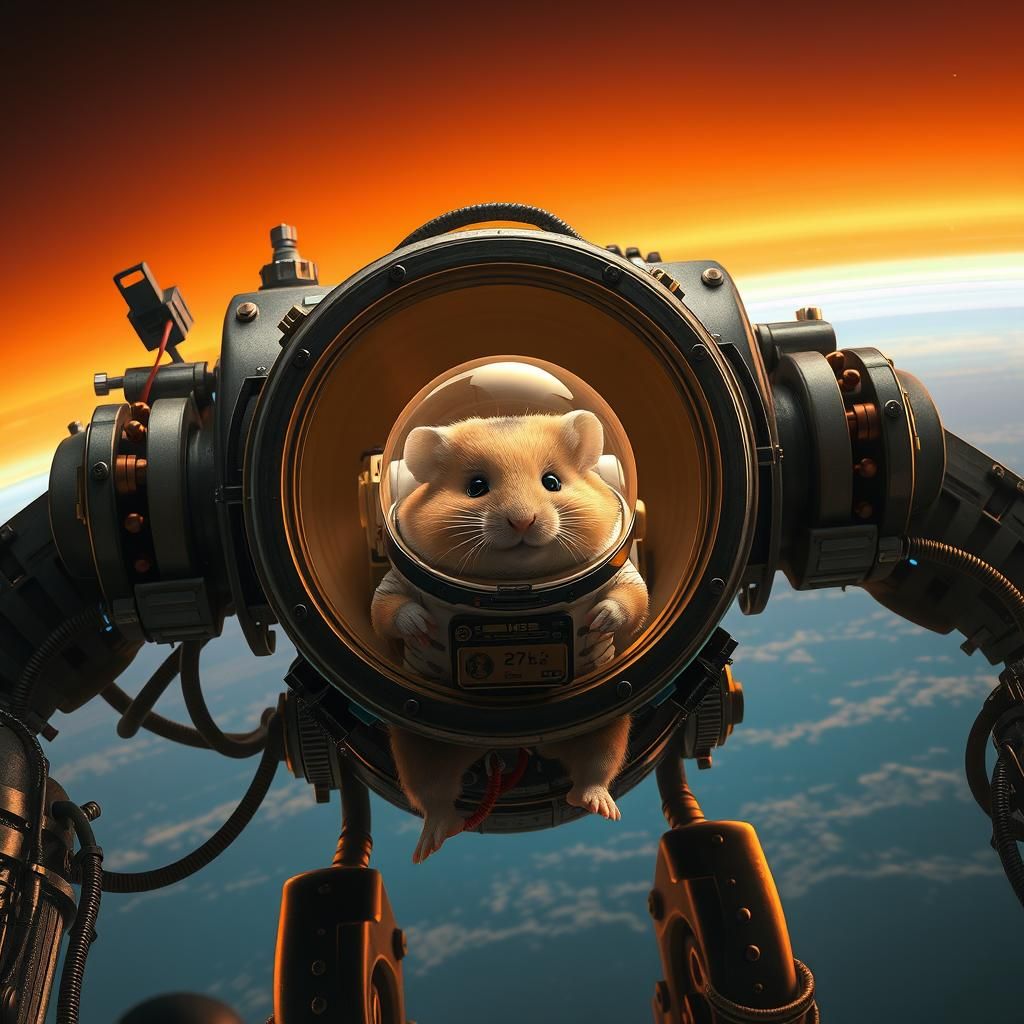 Hamster in space!