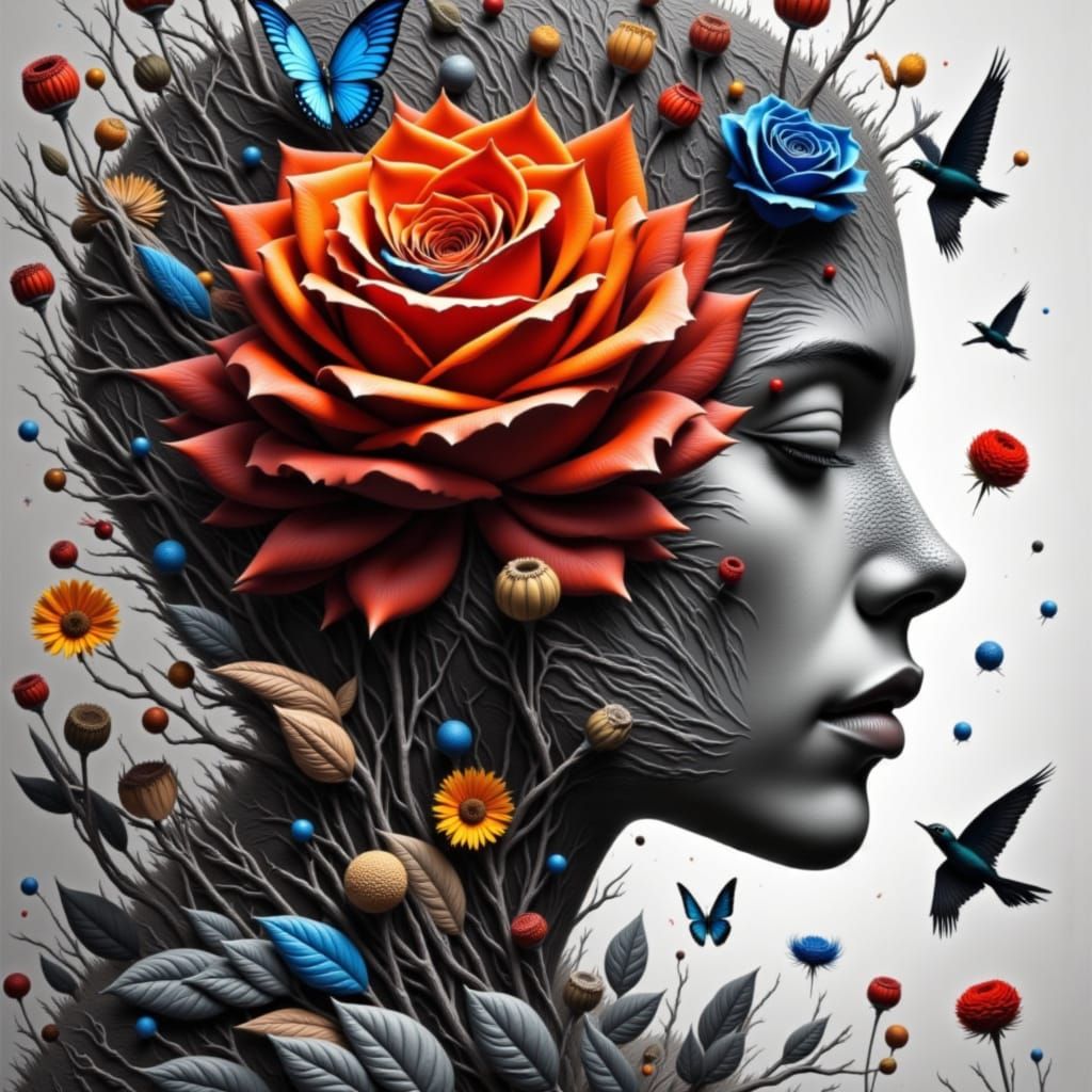 Surreal Dream Memory in Dark Fantasy Concept Art Style