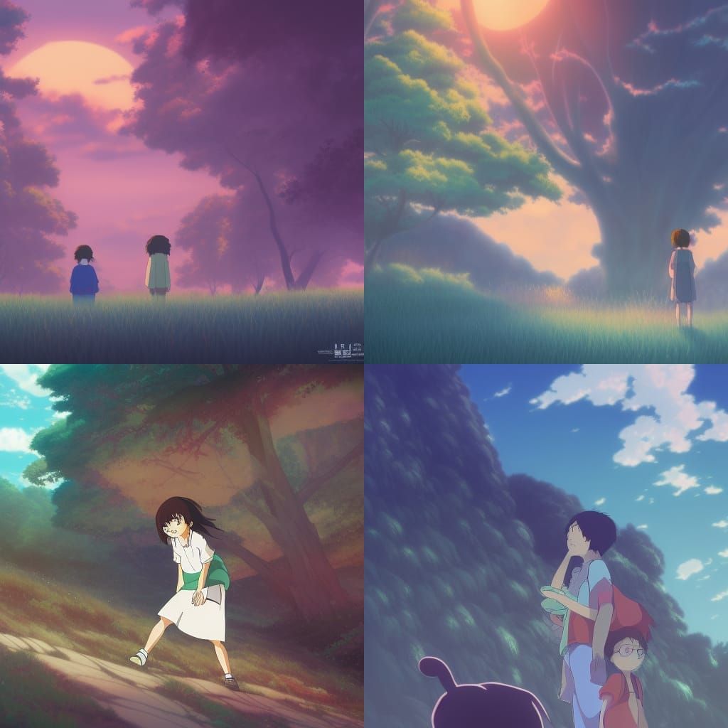 Don't Hug Me, Ghibli-Style Anime Key Visual