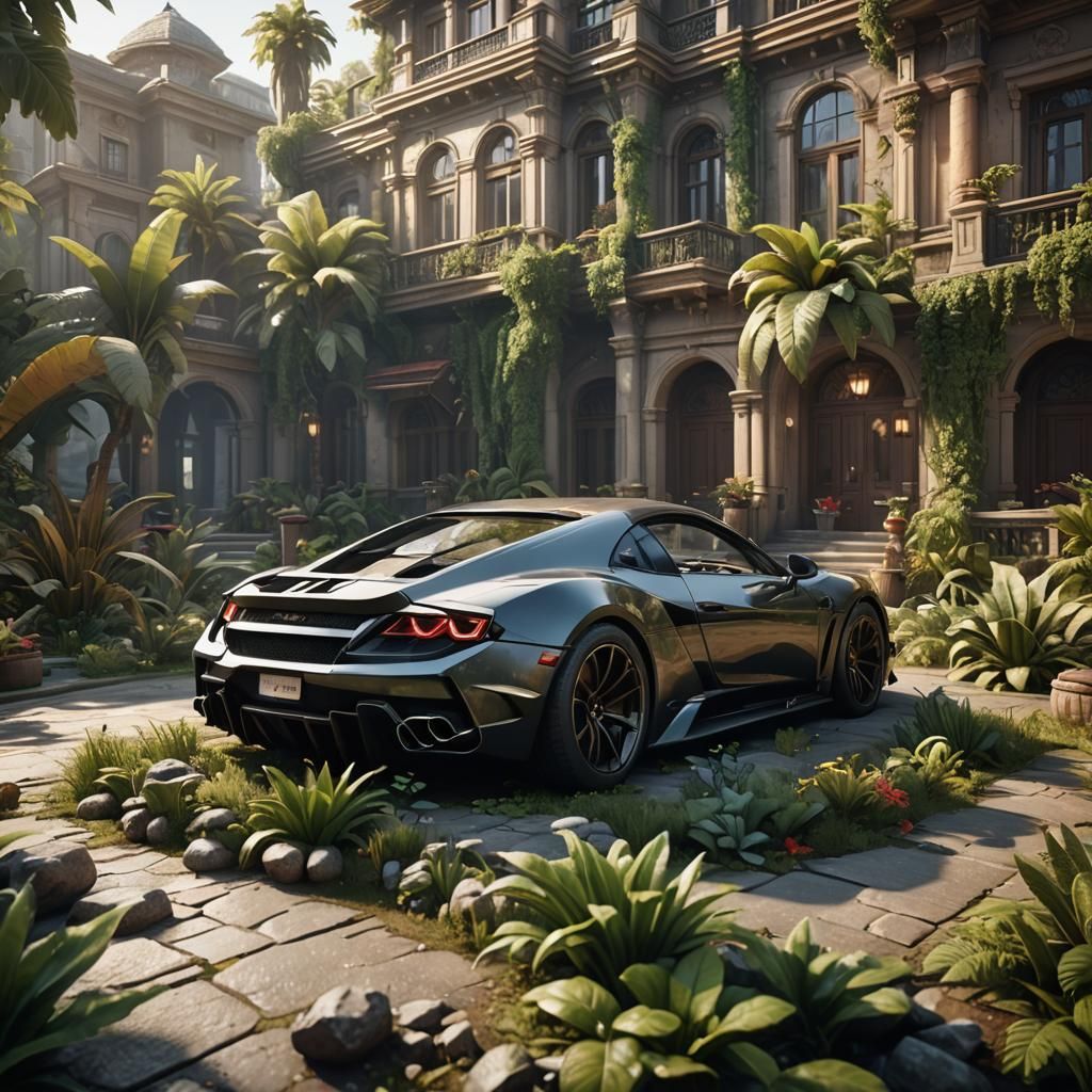 Microscopic World: Mansions, Cars, Plants, and Animals