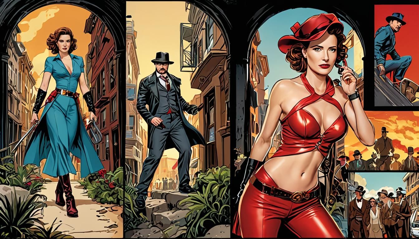 Intricate Temple Exploration in Photorealistic Watercolor