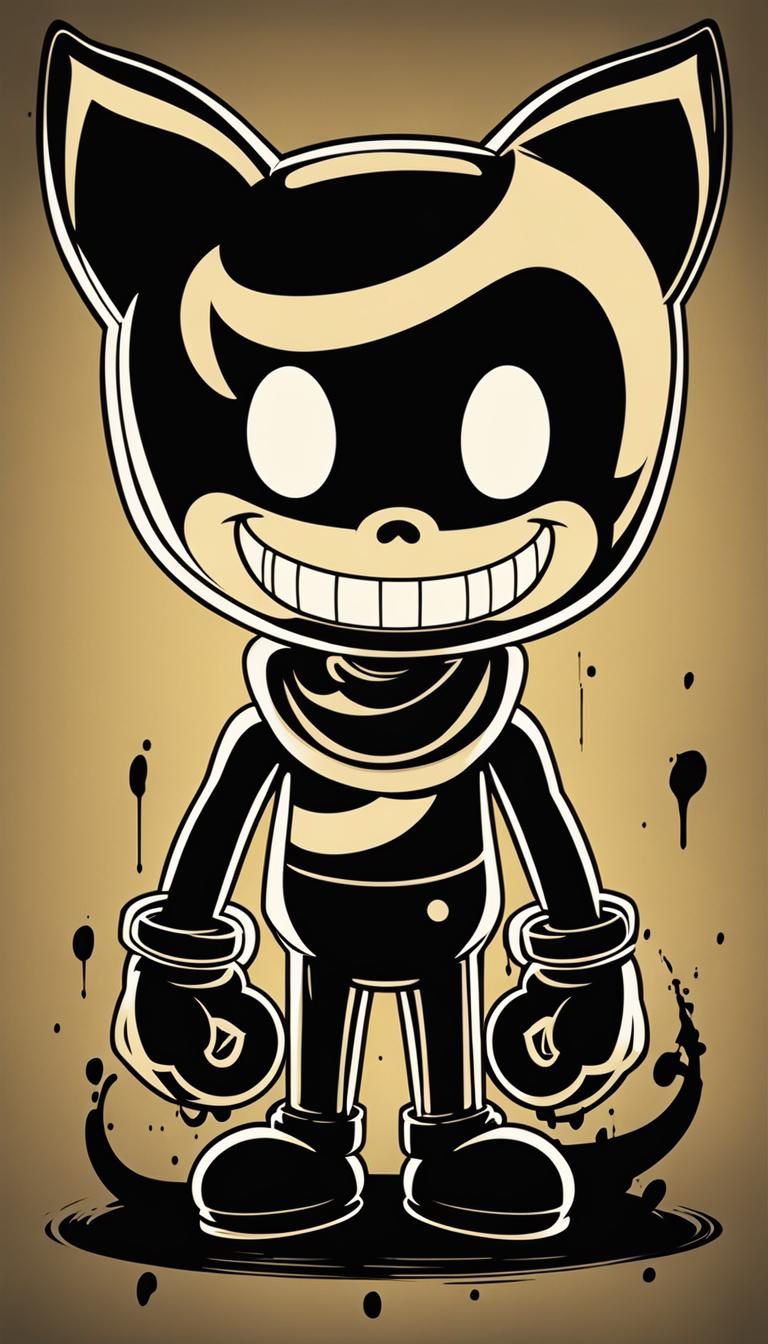 Bendy from Bendy and the Ink Machine in 4K