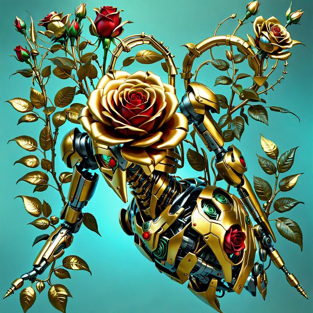 🎇💝The cybernetic rose has blossomed