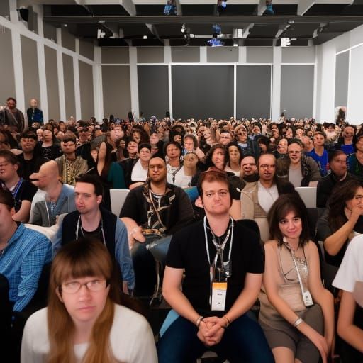 Music Conference Photo in 4K with Bokeh