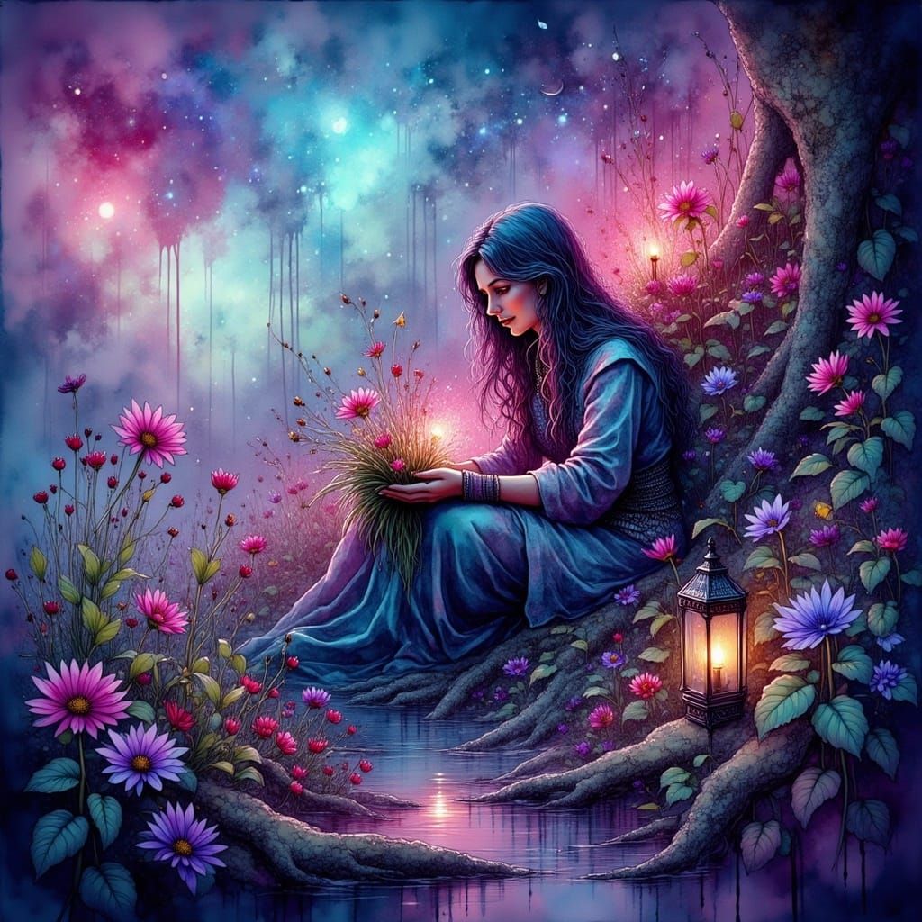 Fantastical Endless Love in Splendid Deep Colors