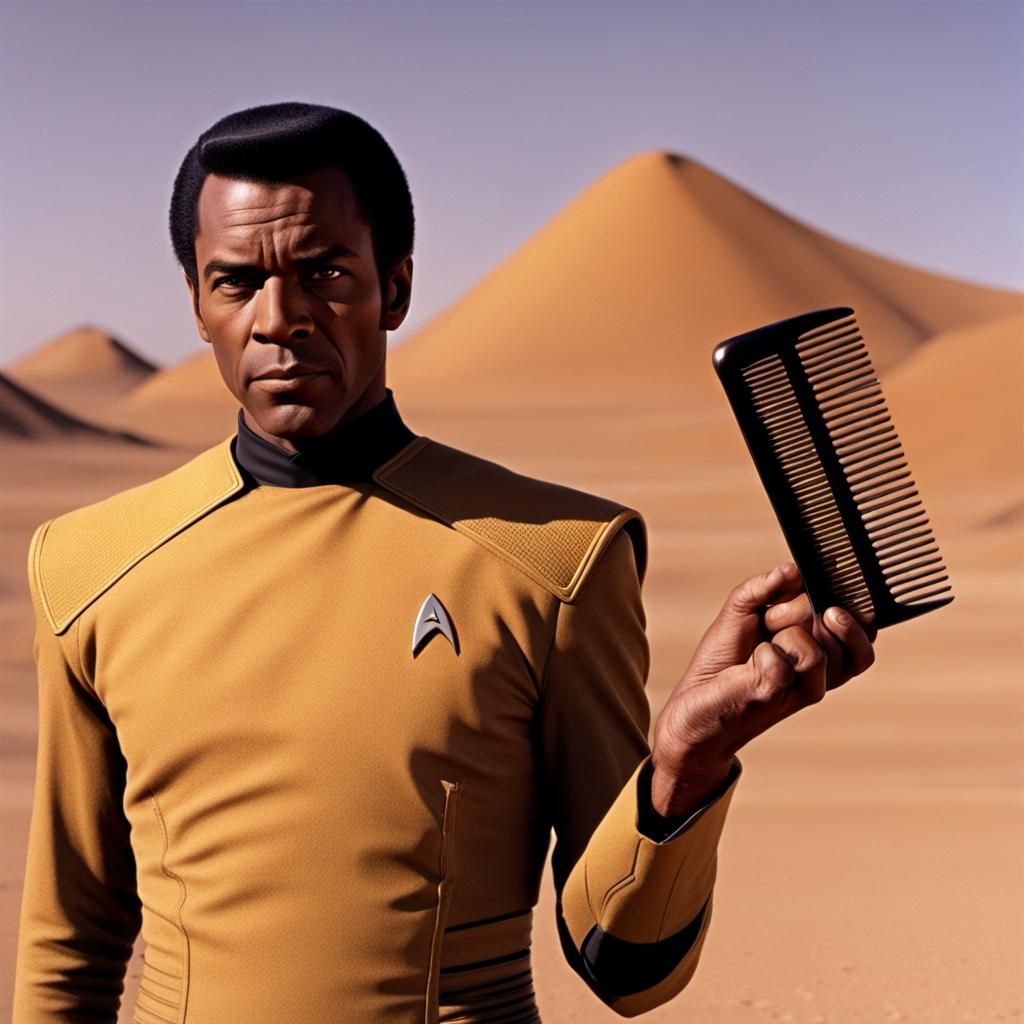 Tuvok Combs Desert with Giant Comb