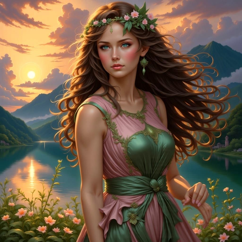 Ethereal Beauty in Dreamy Fantasy Art