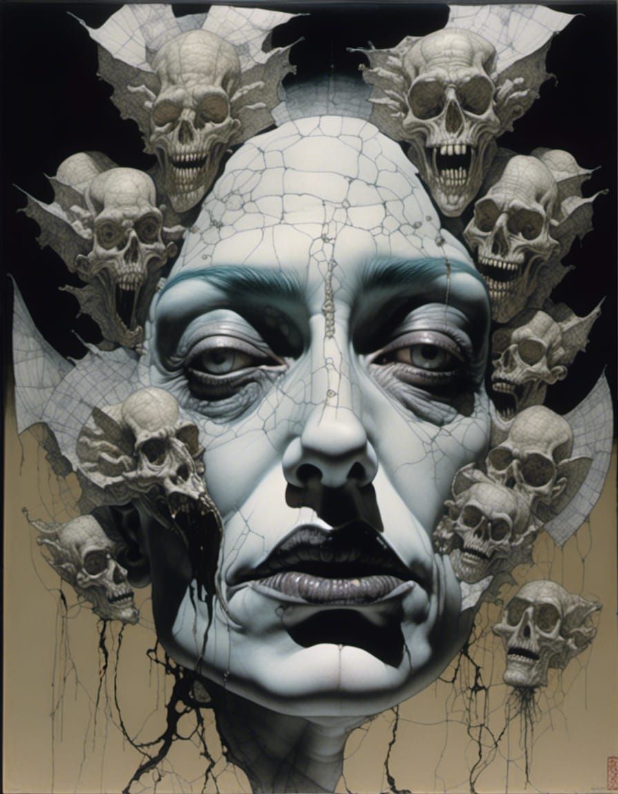 Ethereal Tinfoil Fog: A Gothic Horror Vision