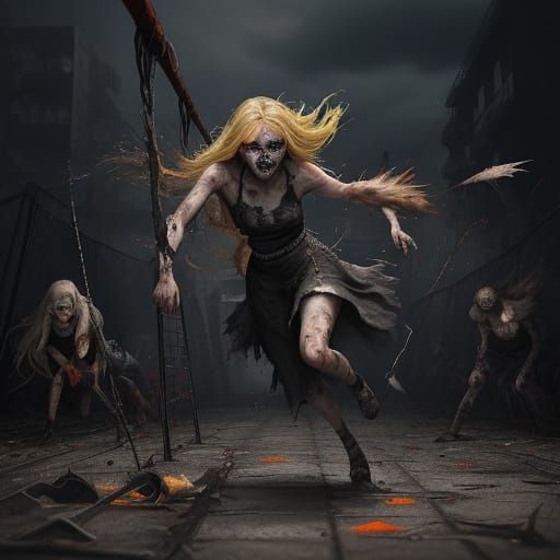 Furious Chicks Attack Woman in Park