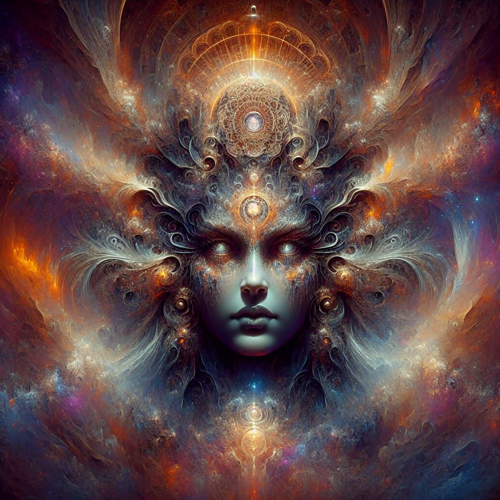 Themis: Ancient Greek Goddess in Matte Painting