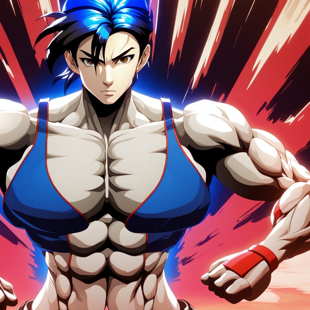 Virginia Sanchez as KOF Character on Beach