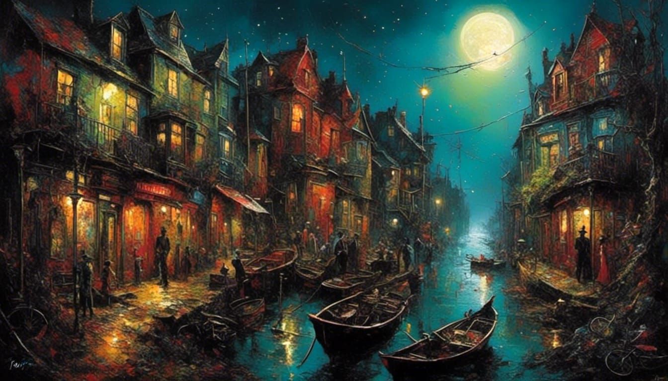 Reaching for the Brightest Star: Comic Impasto Style