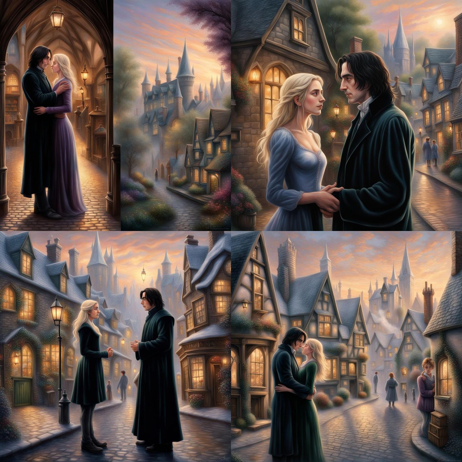 Young Snape's Ethereal Hogsmeade Romance