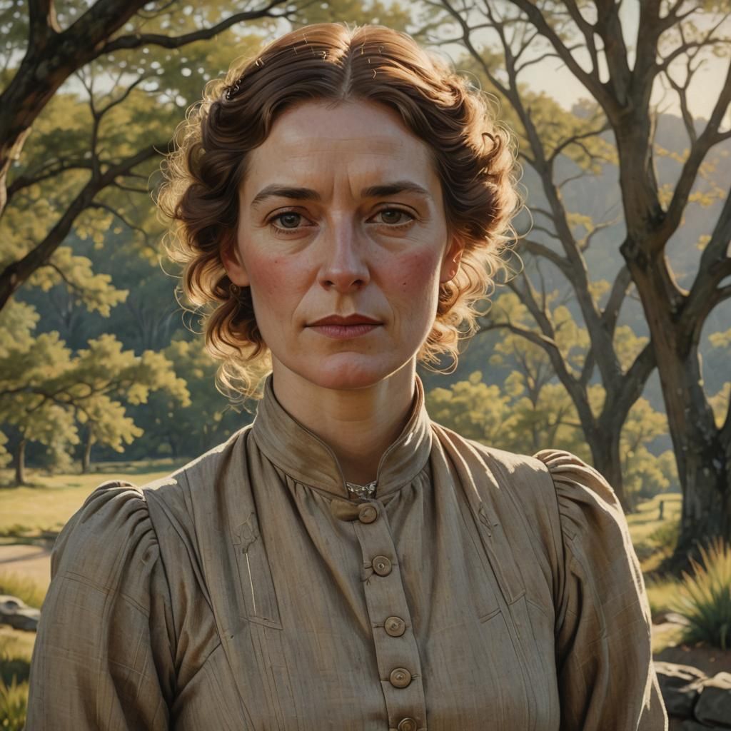 Historical Portrait of a Scottish American Woman