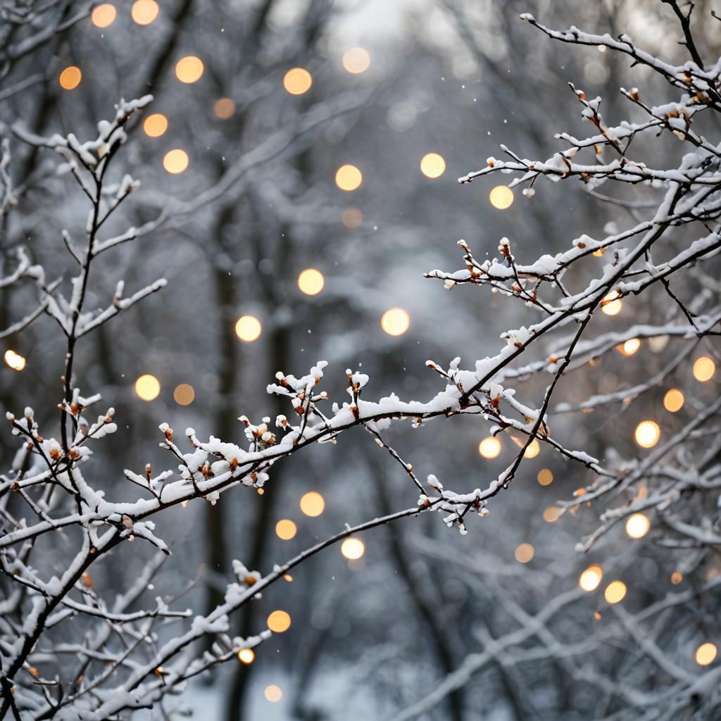 Professional Snow Photography with Bokeh