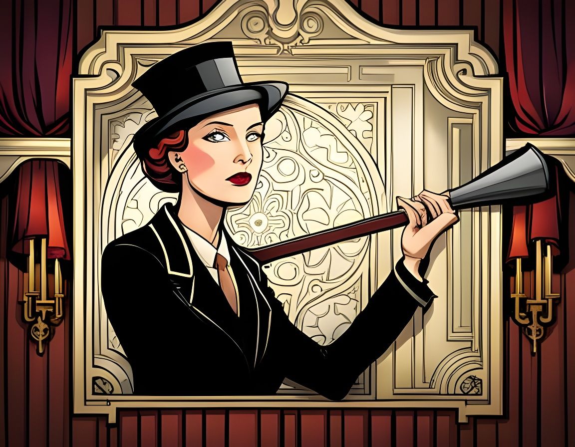 Art Nouveau Graphic Novel Illustration