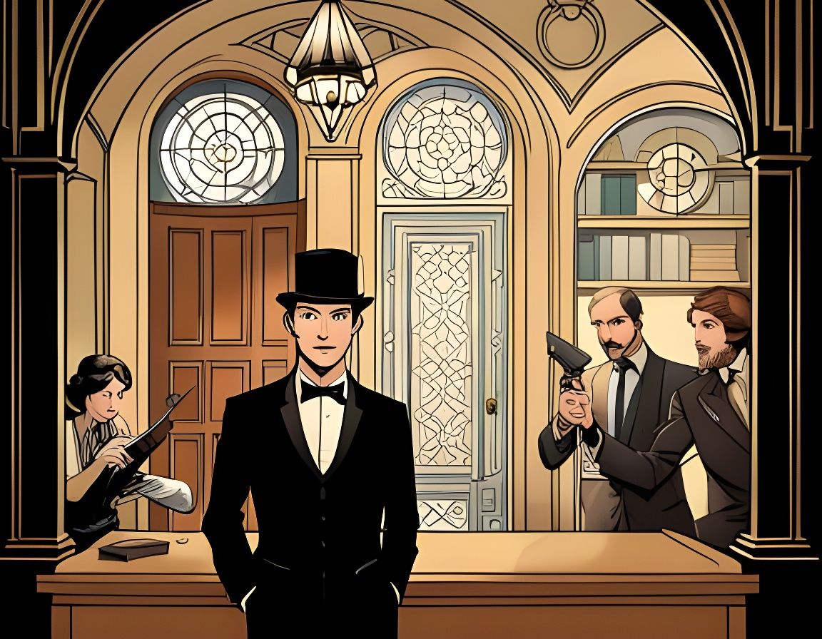 Art Nouveau Graphic Novel Cover Design