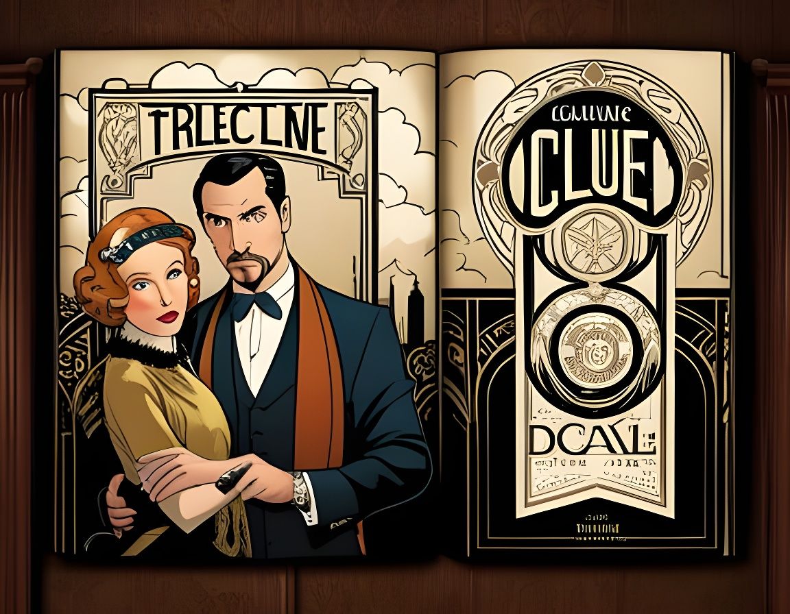 Art Nouveau Graphic Novel Cover Design
