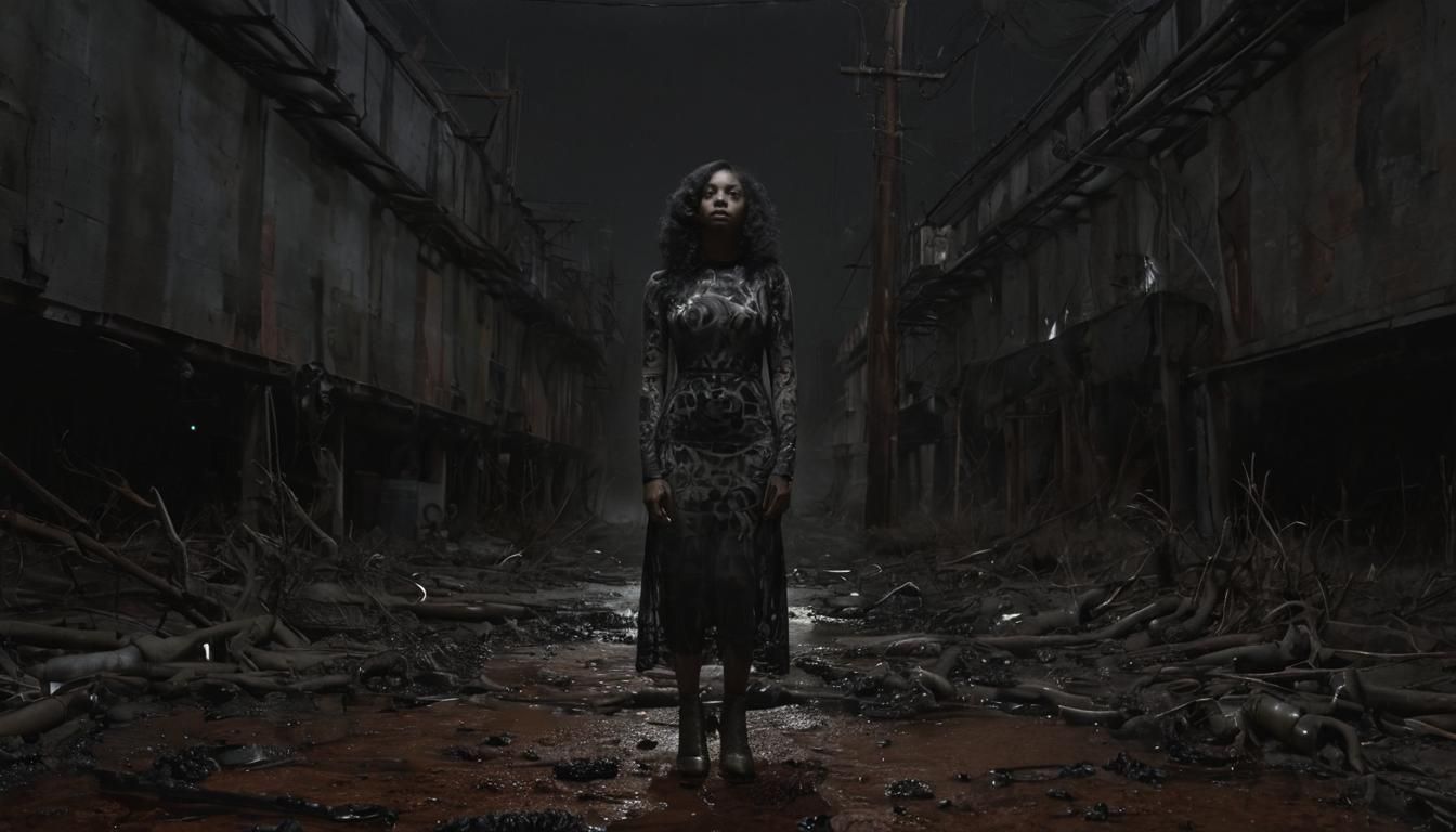 LaToya Ruby Frazier in a Trippy, Duality-Inspired Portrait w...