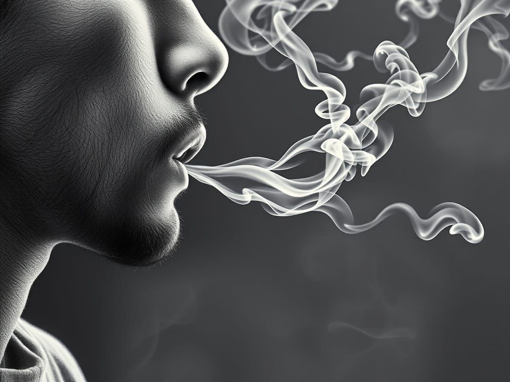 Smoke Transforms into a Majestic Serpent in a Masterful Impr...