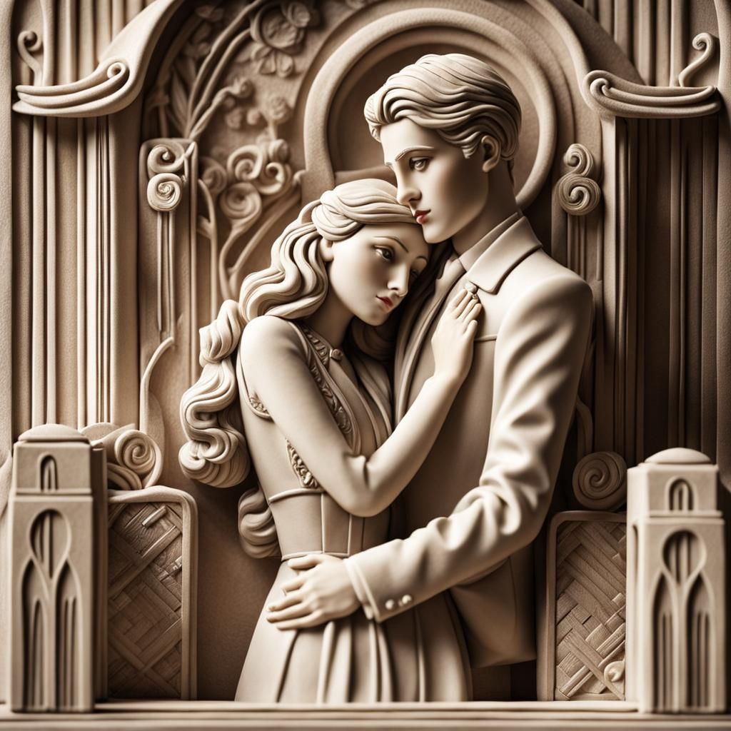 Plasticine love story