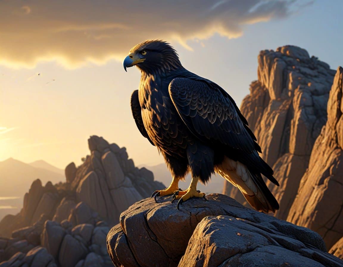 Majestic Verreaux's Eagle in Realistic Detail