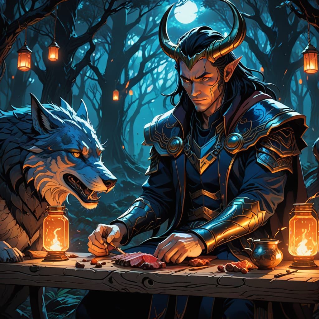 The chaotic council in the woods