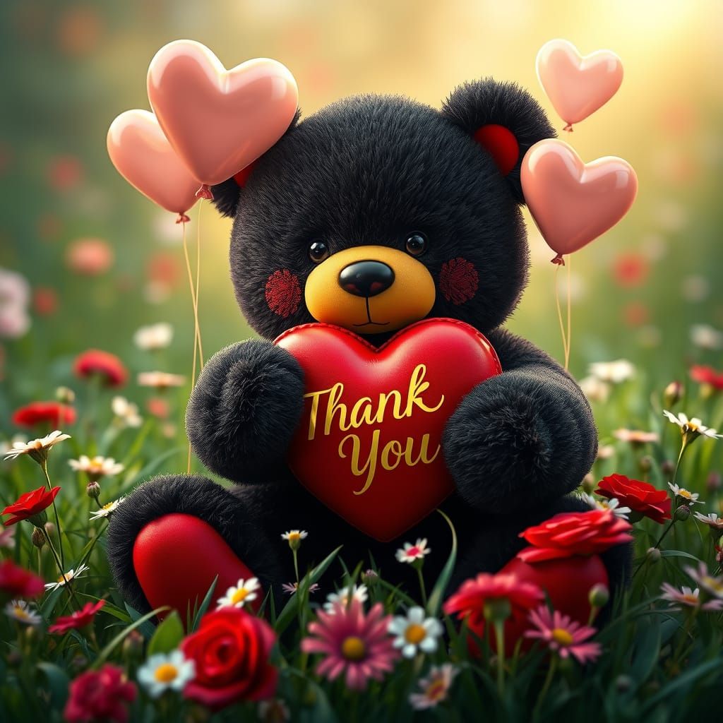 Warmth and Whimsy: A Teddy Bear's Radiant Embrace