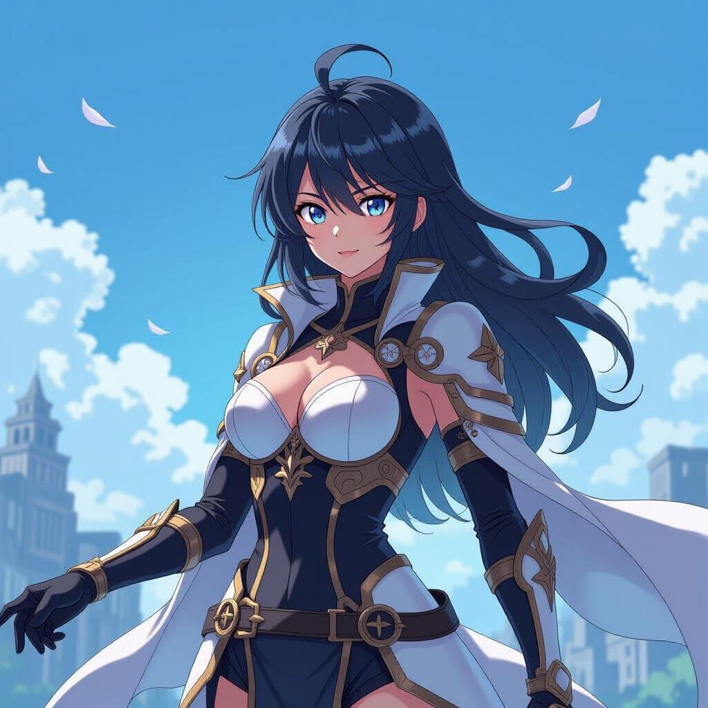 Anime Manga Scan in Studio Trigger Style