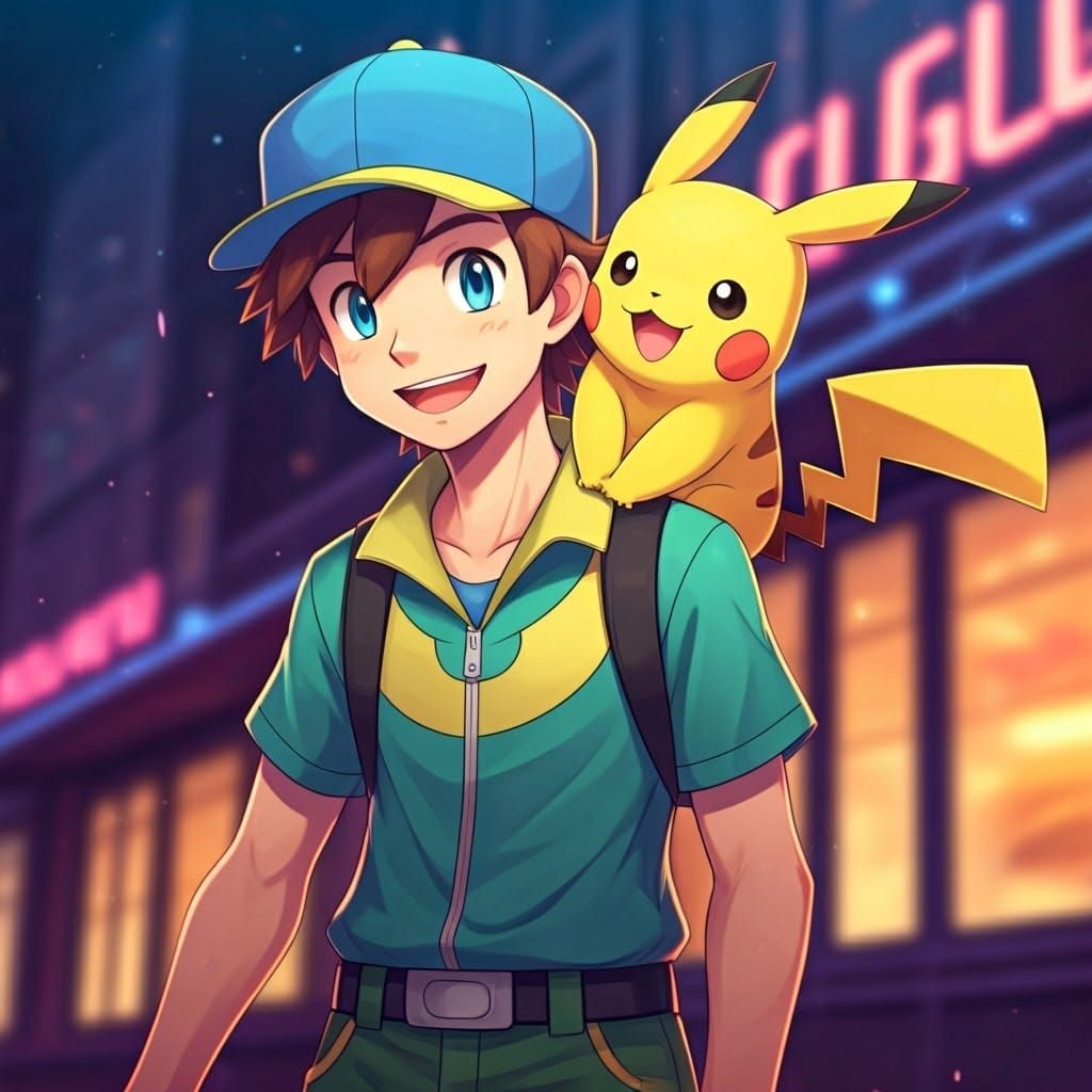 Vibrant Pokémon Trainer Ritchie Shares Nightclub Fun with Sp...