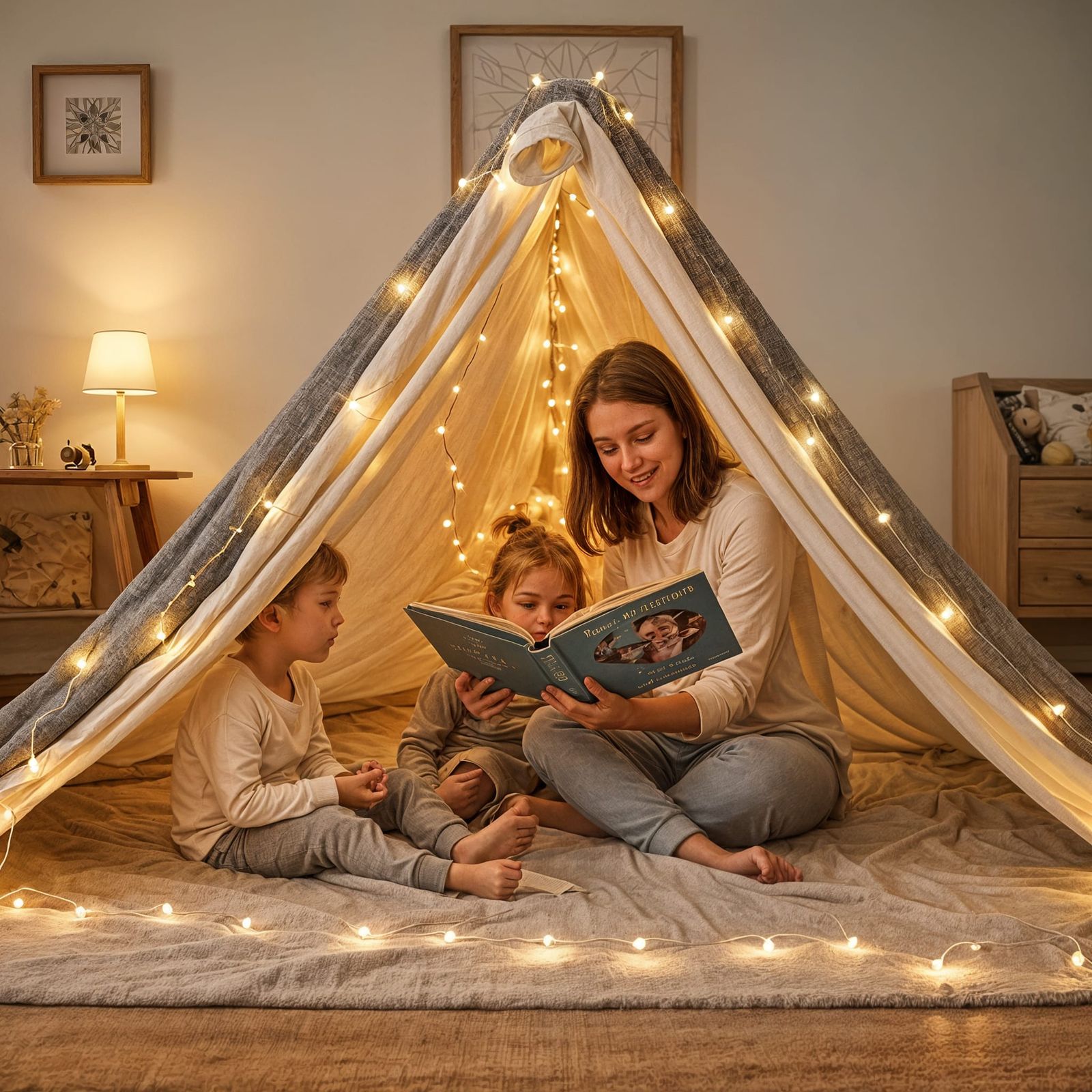 Cozy Blanket Fort Reading Nook