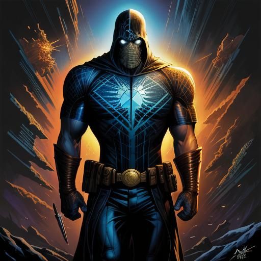 Abstract Comic Book Art: Light and Shadow