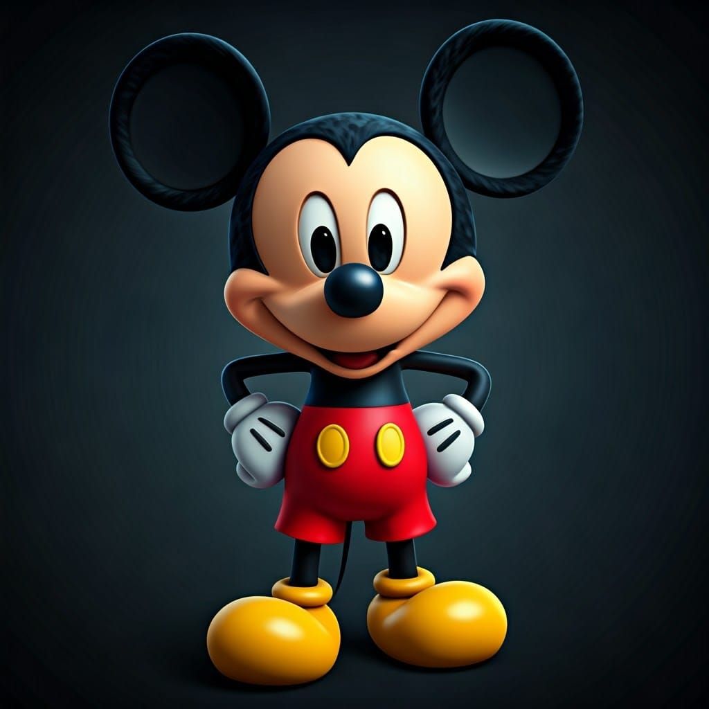 Biometric Scan of Mickey Mouse