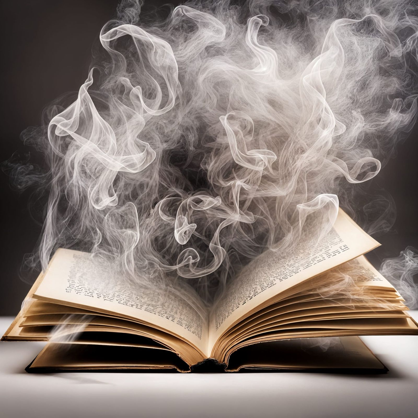 Ethereal Entities Emerge from Exploding Book