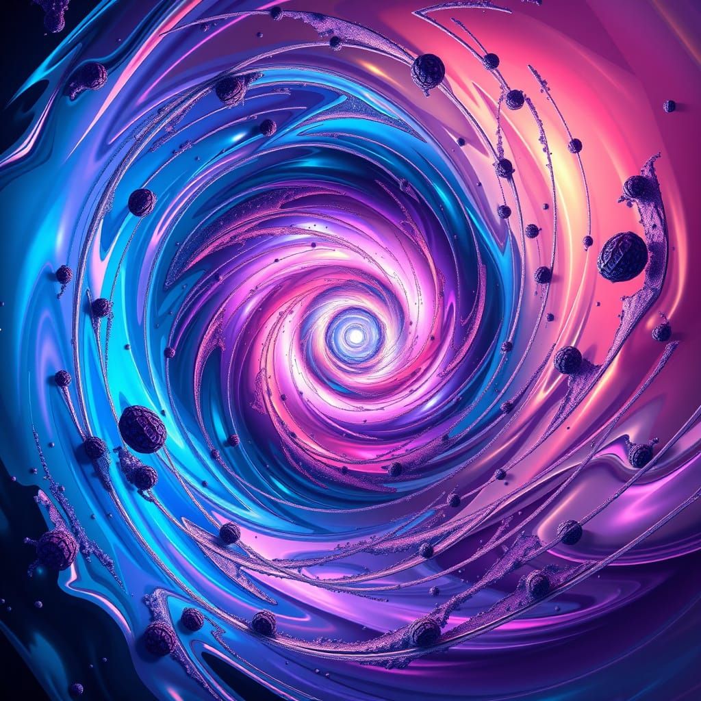 Infinity Vortex in Dreamlike Colors