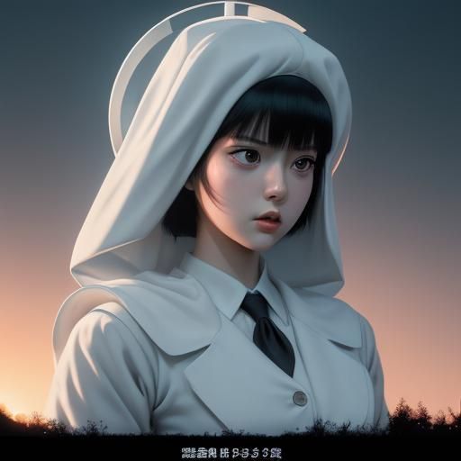 Retro Humanoid Teleportation: Anime Film Still