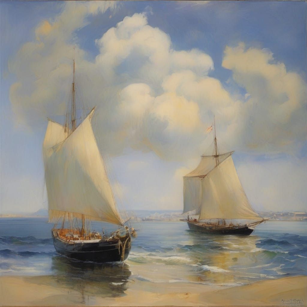 Ethereal Misty Landscape with Majestic Seascapes