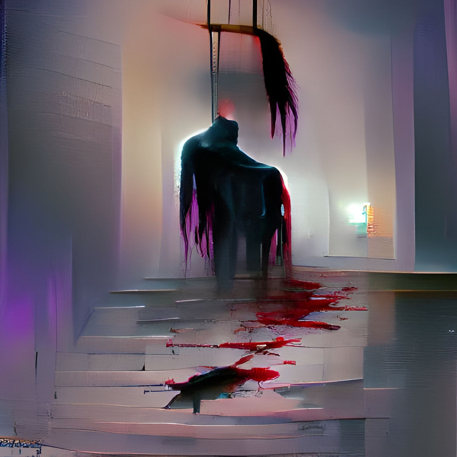 Sinister Figure in Shadow